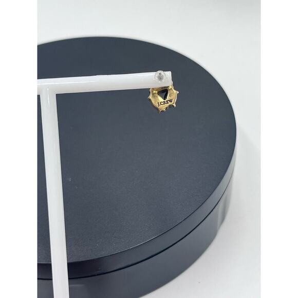 J. Crew Red purple Rhinestone stud Gold Tone Earrings - Picture 9 of 15